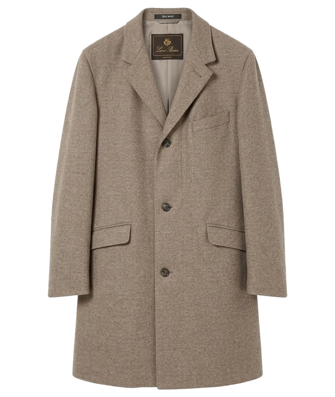 LORO PIANA Бежевое пальто, фото 1