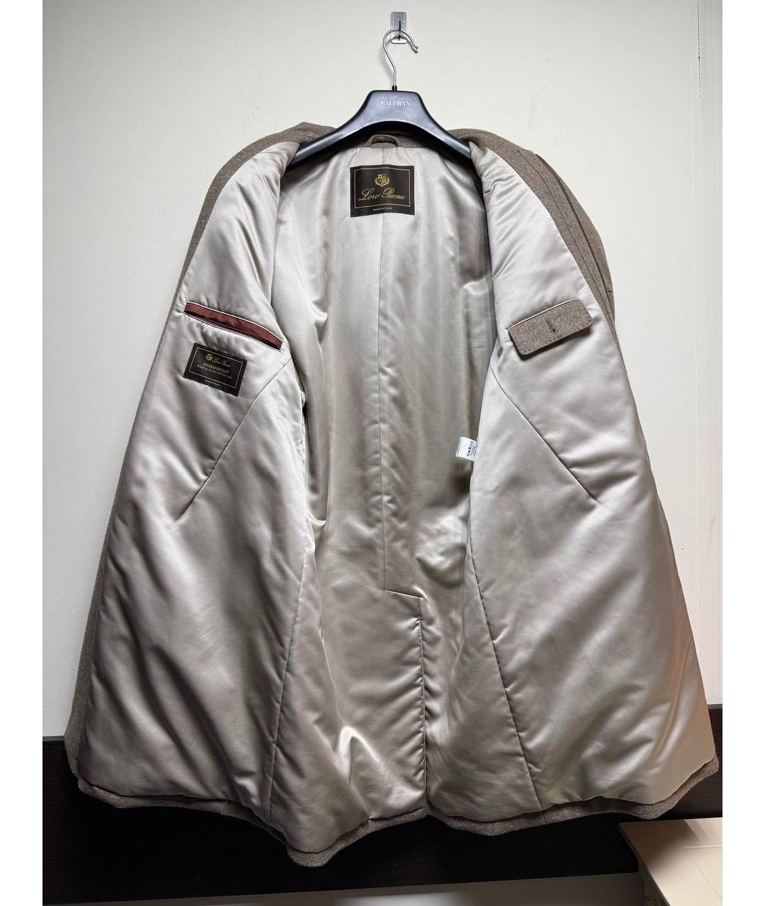 LORO PIANA Бежевое пальто, фото 3