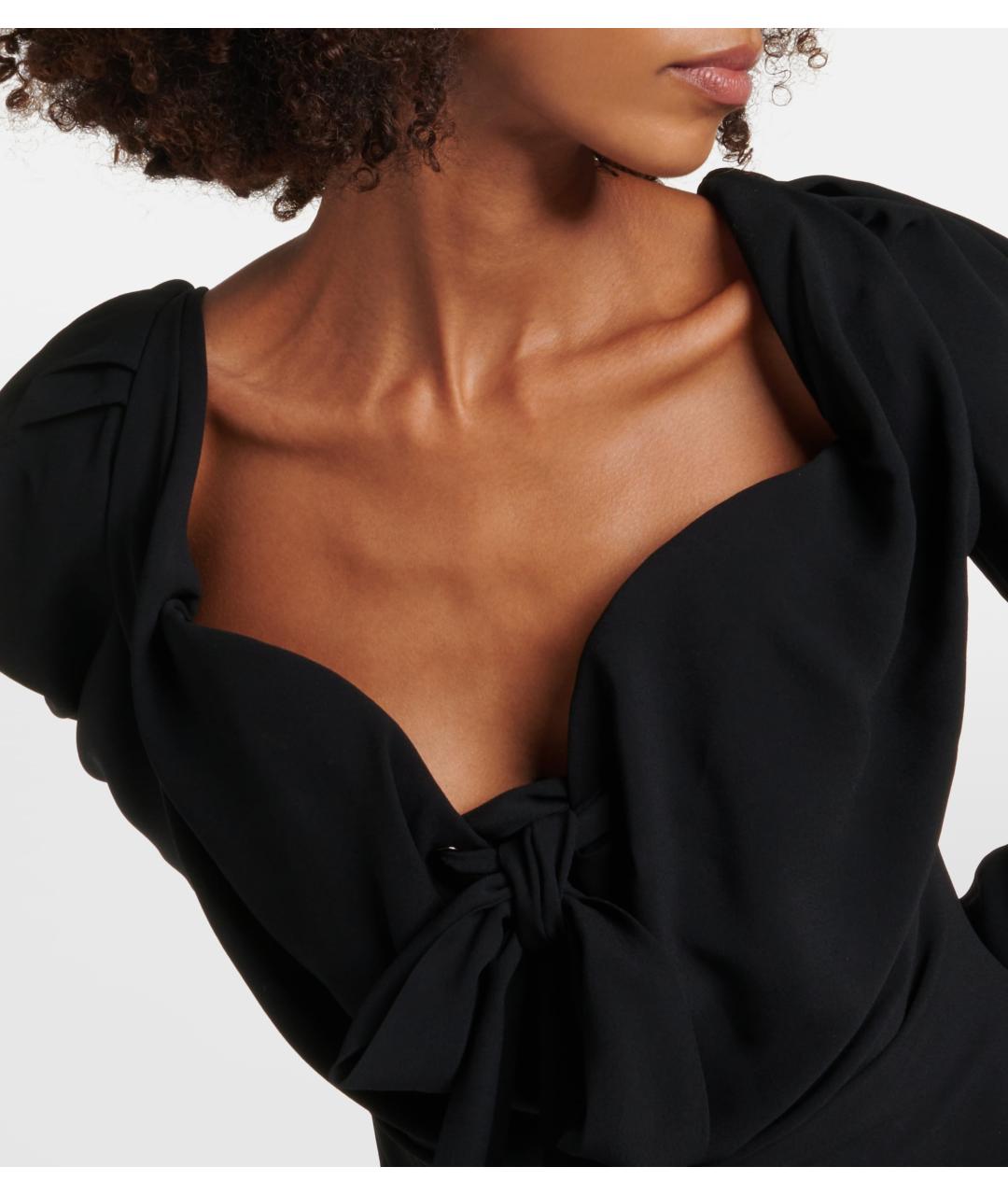 VIVIENNE WESTWOOD Черное вискозное коктейльное платье, фото 4