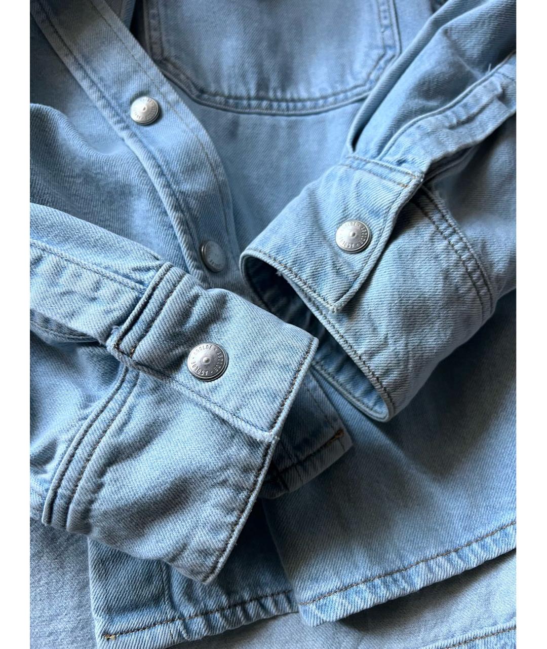 AGOLDE Голубая деним рубашка, фото 5