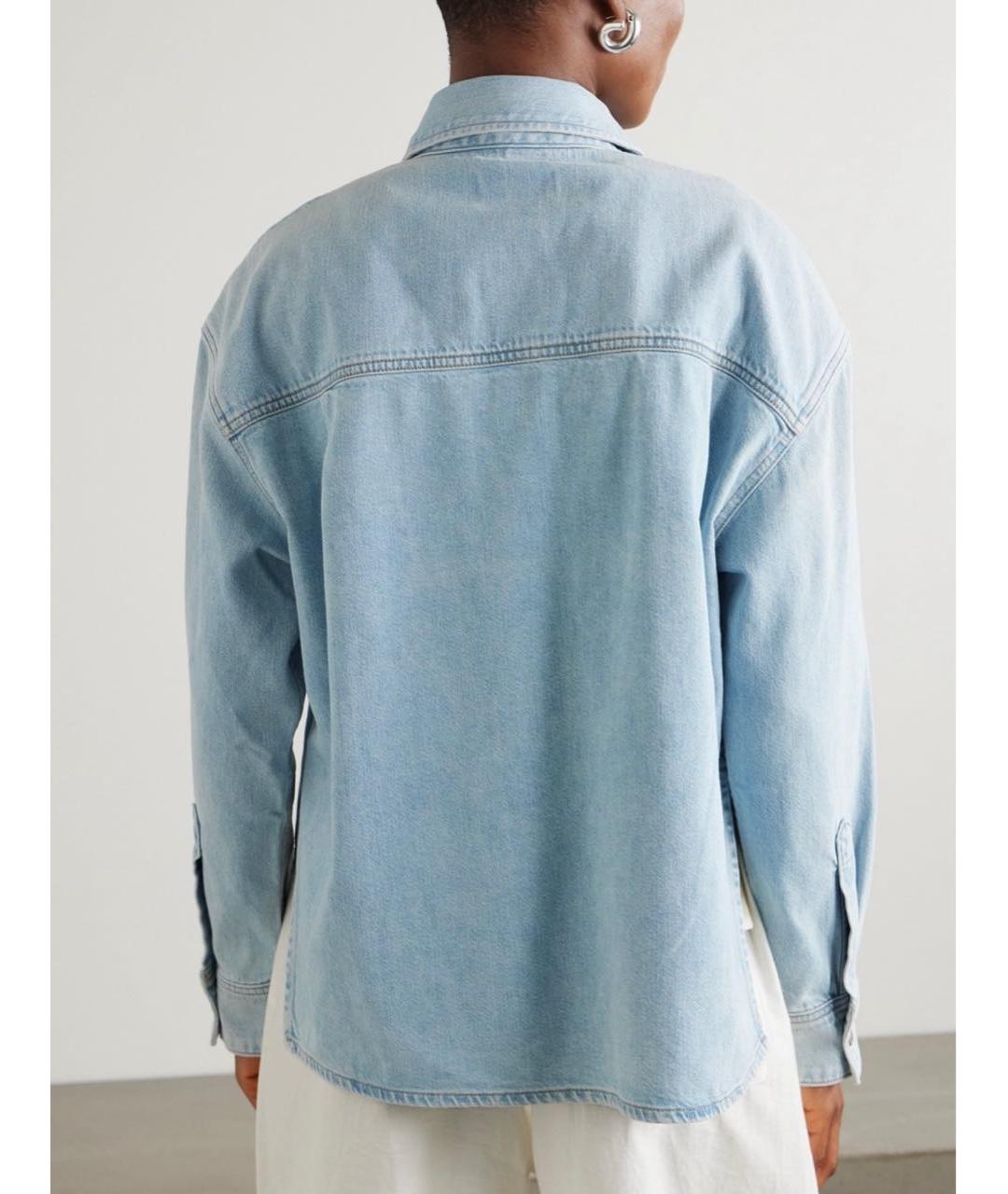 AGOLDE Голубая деним рубашка, фото 2