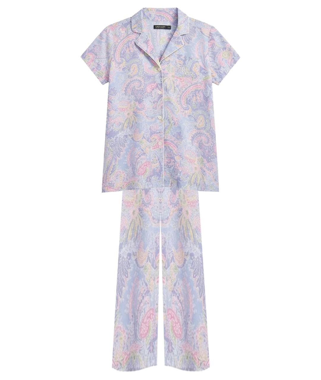 RALPH LAUREN Мульти хлопковая пижама, фото 1