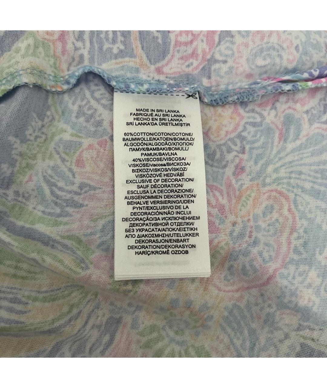 RALPH LAUREN Мульти хлопковая пижама, фото 6