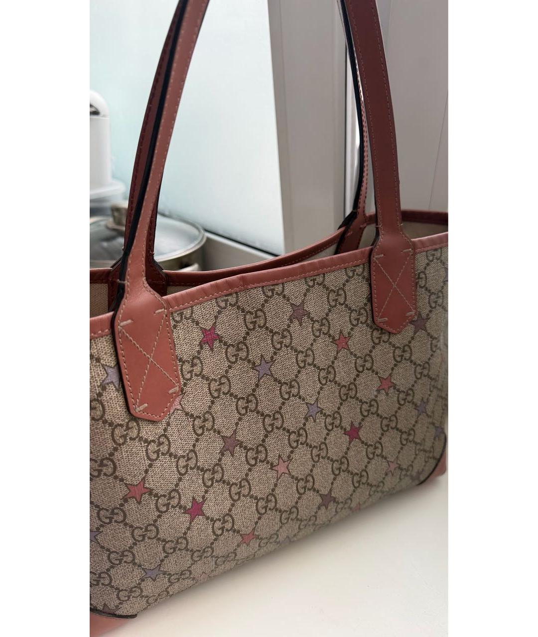 GUCCI Коричневая сумка тоут, фото 8