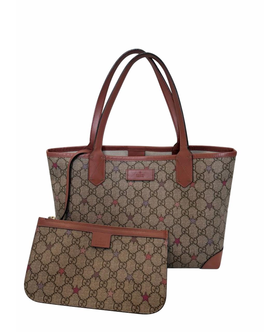 GUCCI Коричневая сумка тоут, фото 9