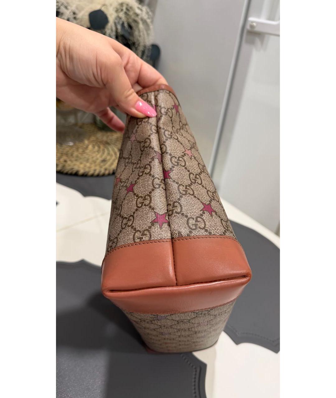 GUCCI Коричневая сумка тоут, фото 2