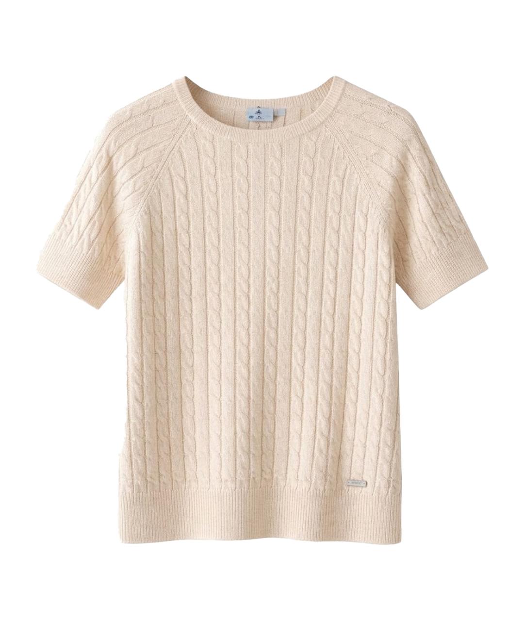 DKNY Белый хлопковый джемпер / свитер, фото 1