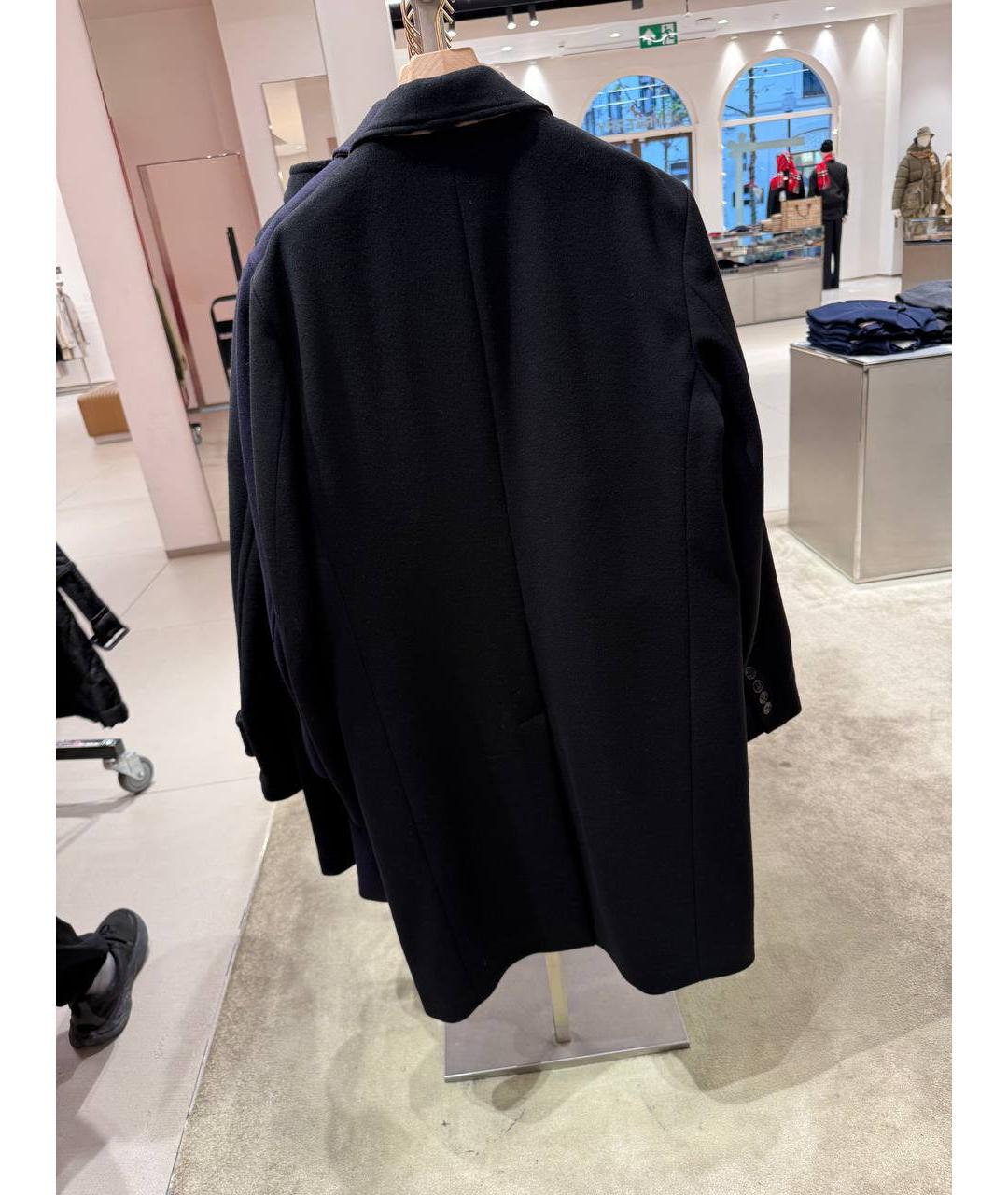 BURBERRY Черное кашемировое пальто, фото 2
