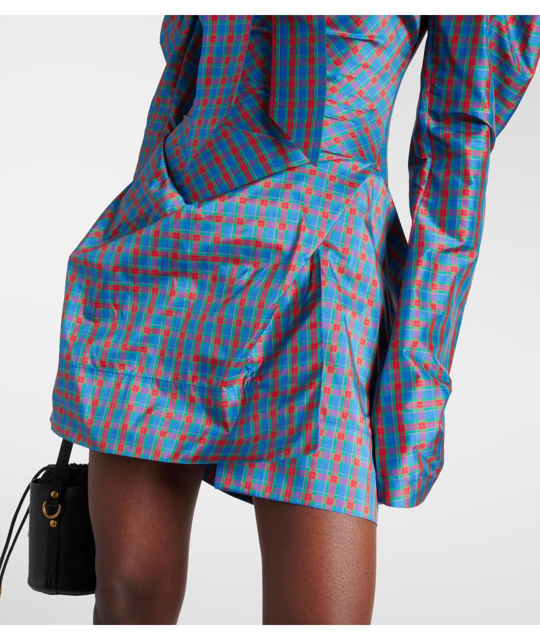 VIVIENNE WESTWOOD Мульти полиэстеровое коктейльное платье, фото 5