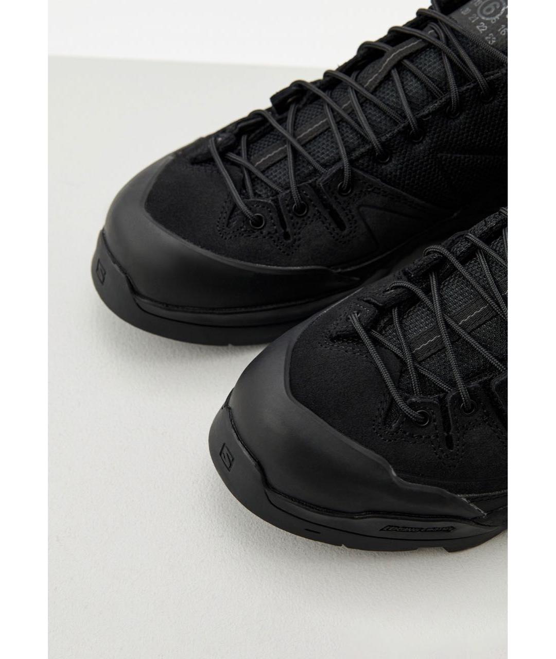 MM6 MAISON MARGIELA Черные текстильные кроссовки, фото 2