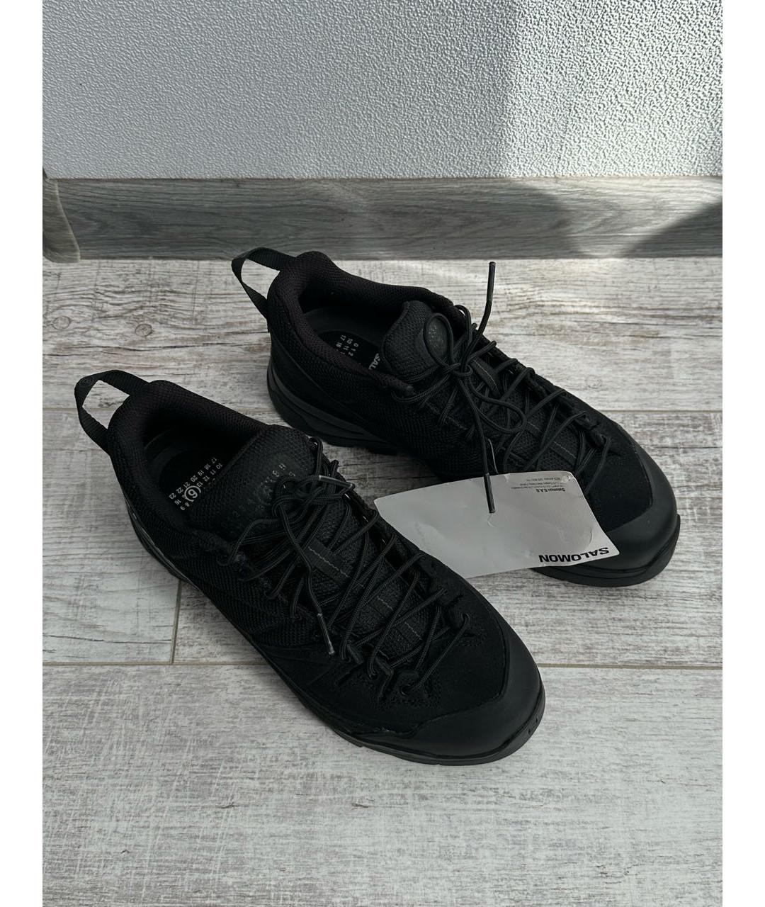 MM6 MAISON MARGIELA Черные текстильные кроссовки, фото 5