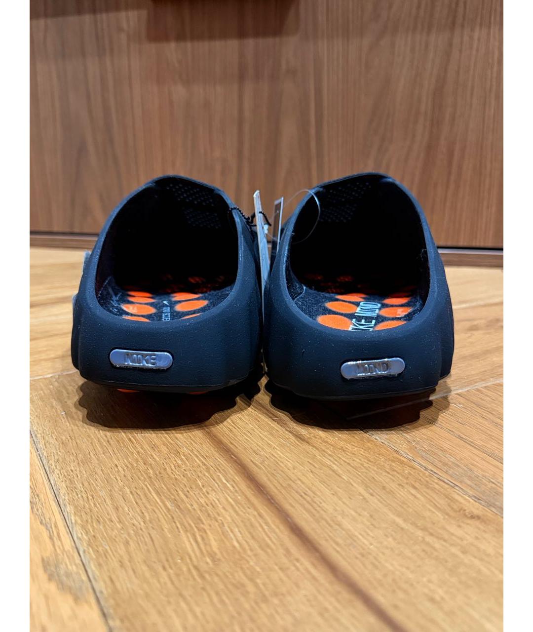 NIKE Черные синтетические сандалии, фото 4