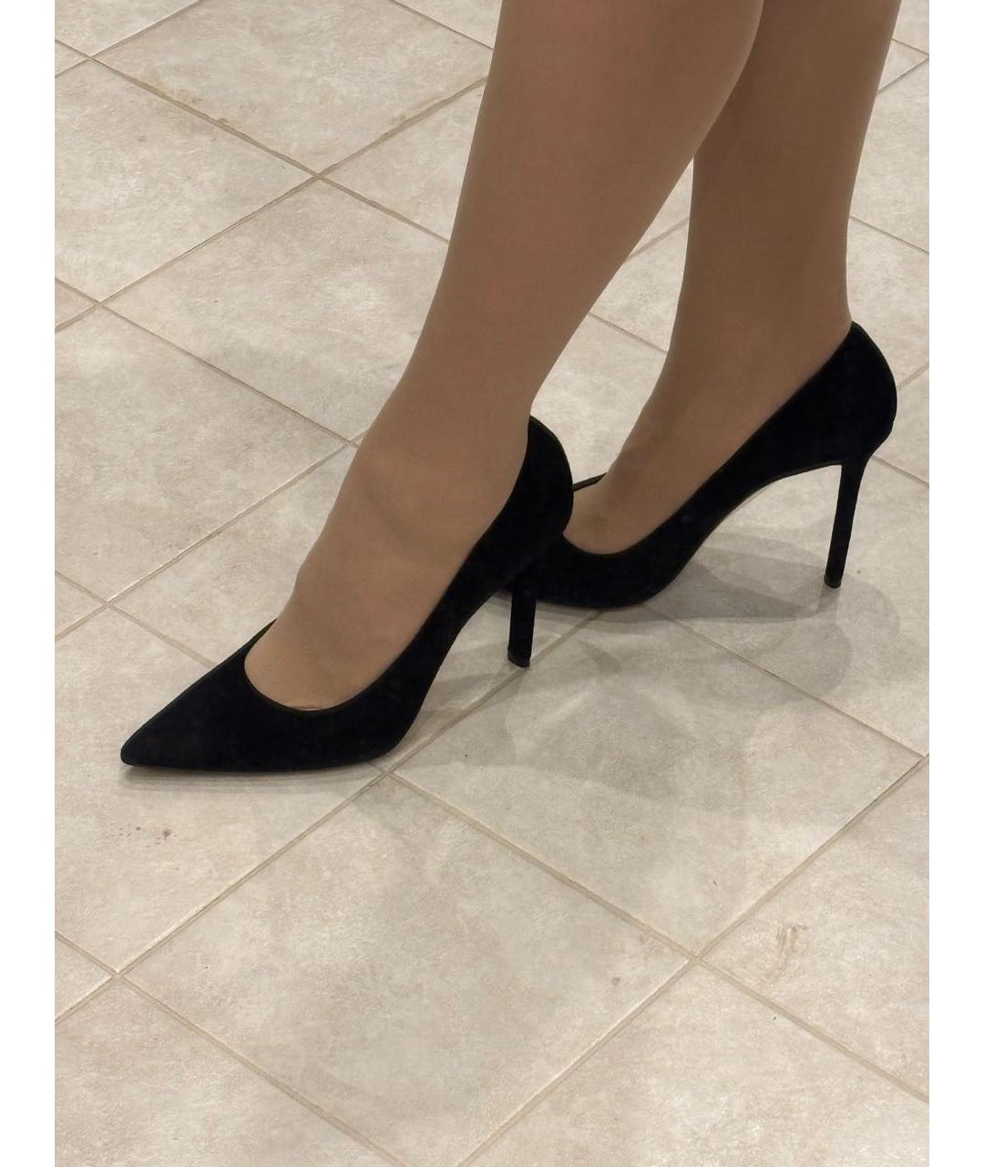 CASADEI Черные замшевые туфли, фото 8