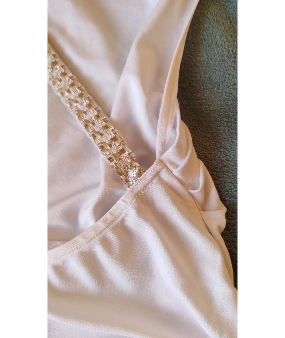 LA PERLA Белая вискозная туника, фото 8