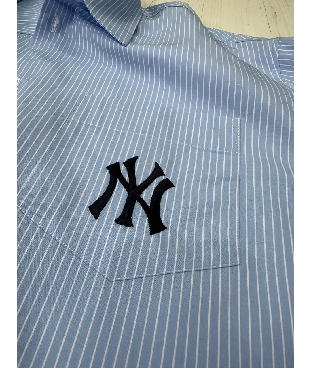 SPORTY AND RICH Синяя хлопковая рубашка, фото 6