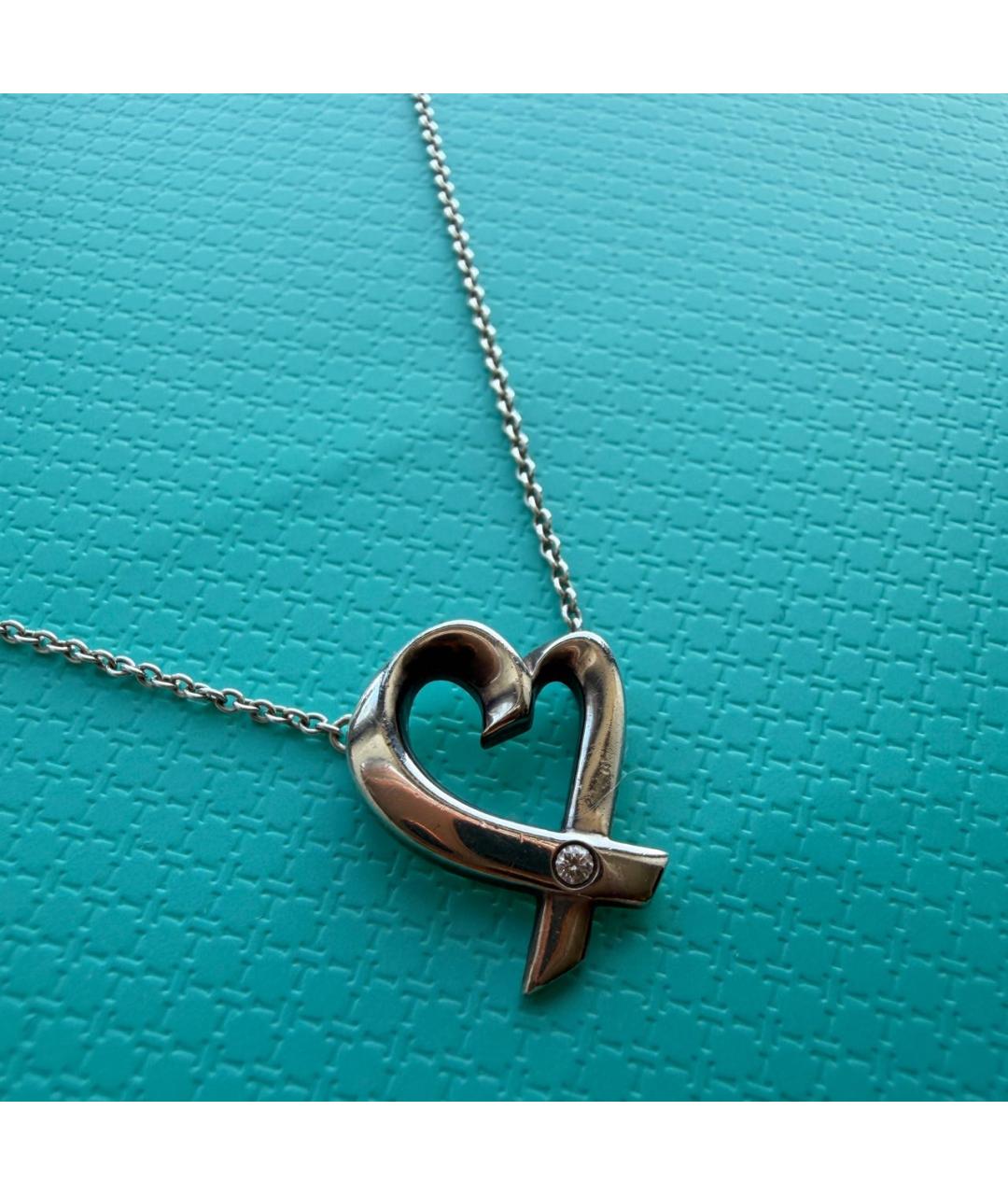 TIFFANY&CO Серебряное серебряное колье, фото 8