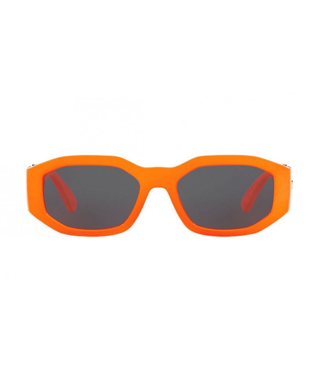 VERSACE Оранжевое пластиковые солнцезащитные очки, фото 5