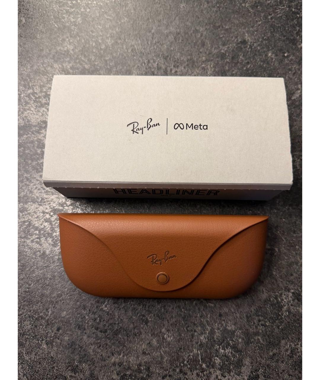 RAY BAN Антрацитовые пластиковые солнцезащитные очки, фото 4