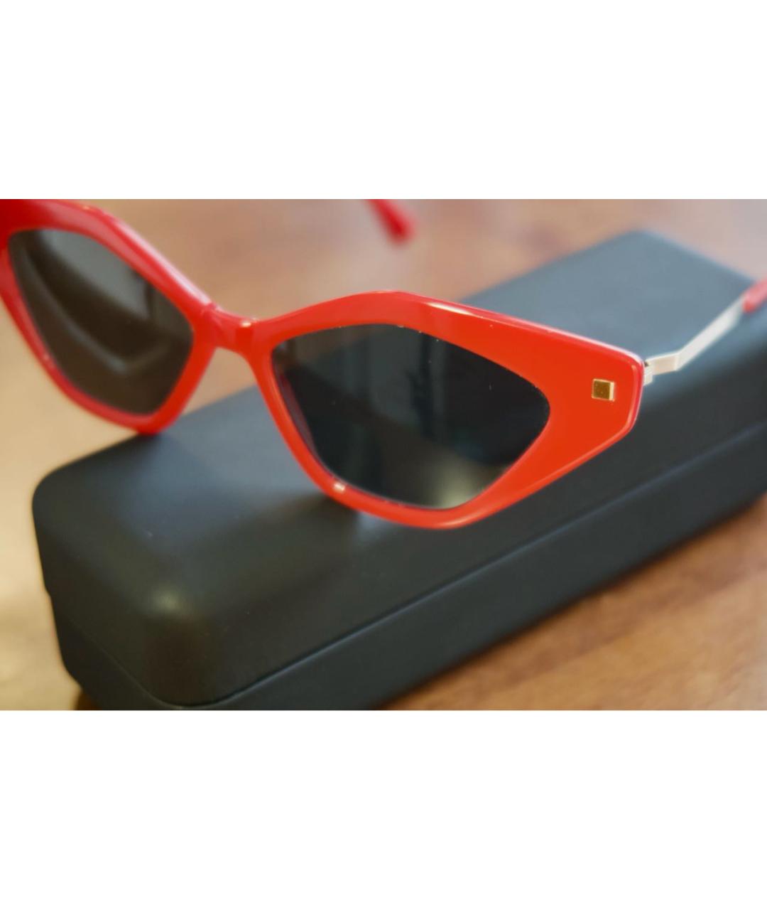 MYKITA Красные пластиковые солнцезащитные очки, фото 2
