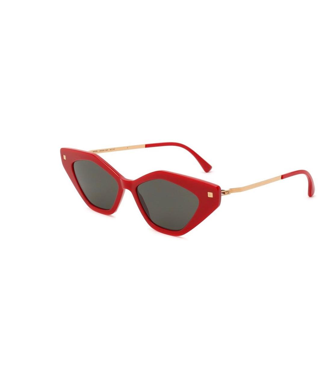 MYKITA Красные пластиковые солнцезащитные очки, фото 6