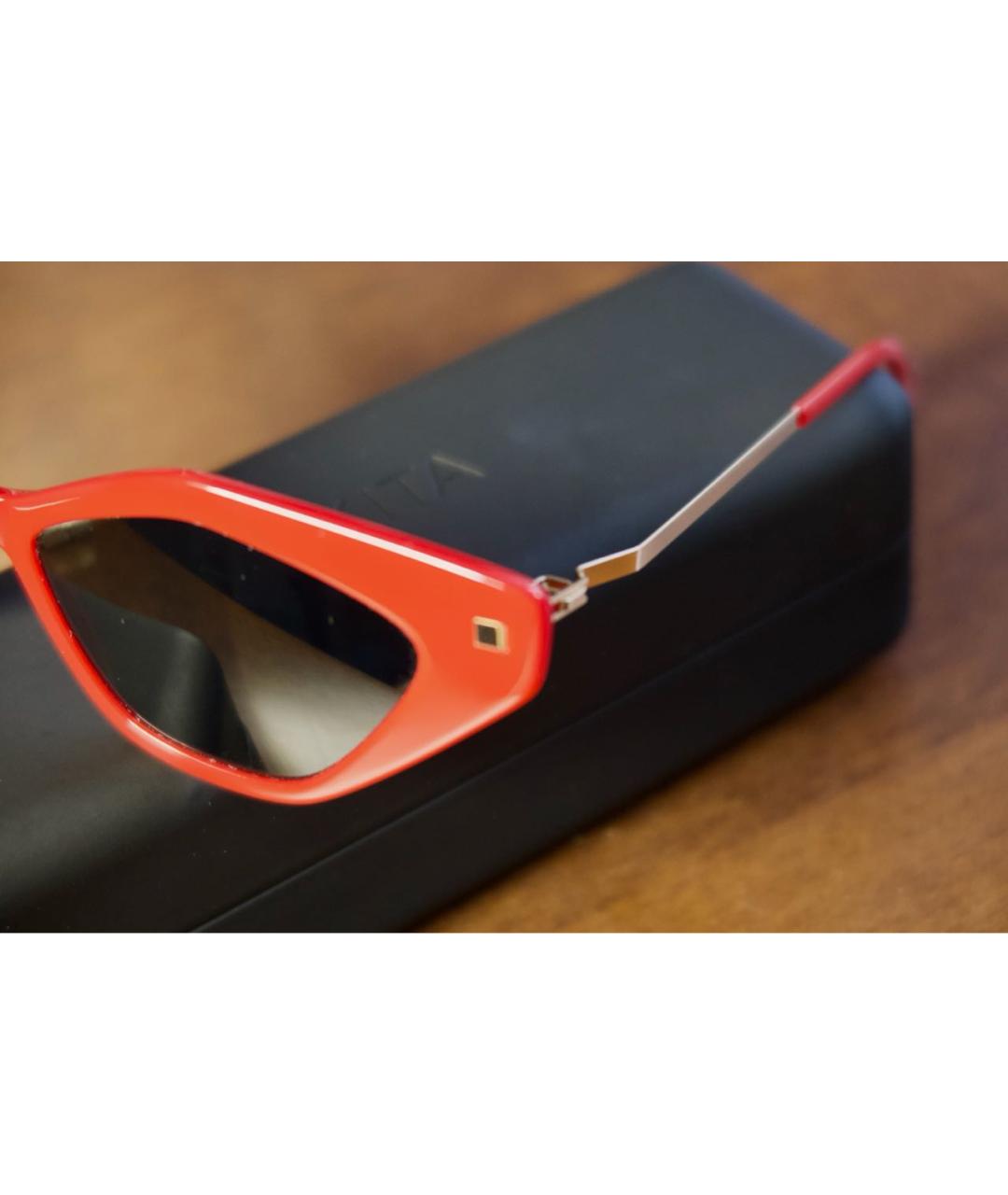 MYKITA Красные пластиковые солнцезащитные очки, фото 3
