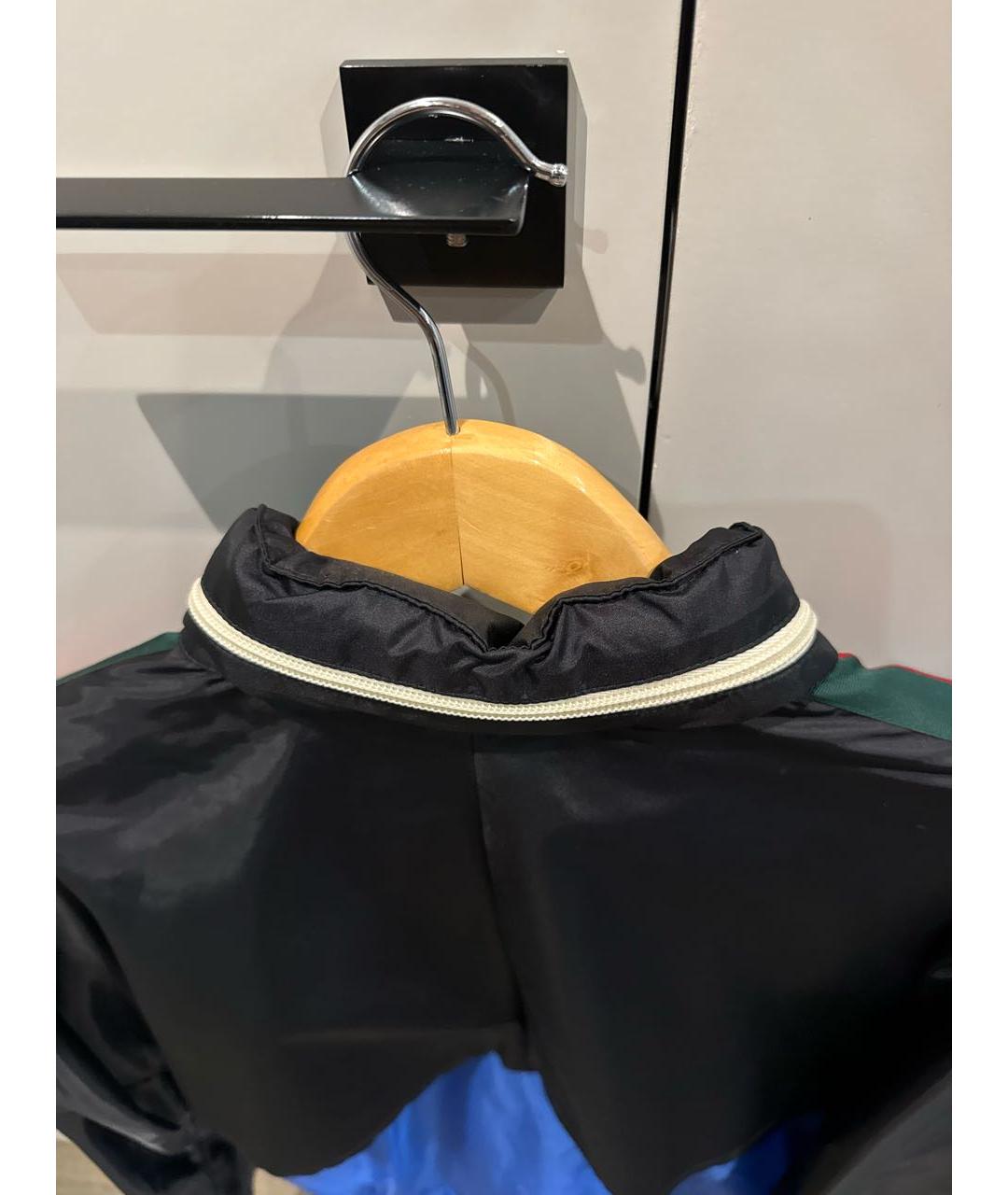 GUCCI Черная полиэстеровая куртка, фото 5