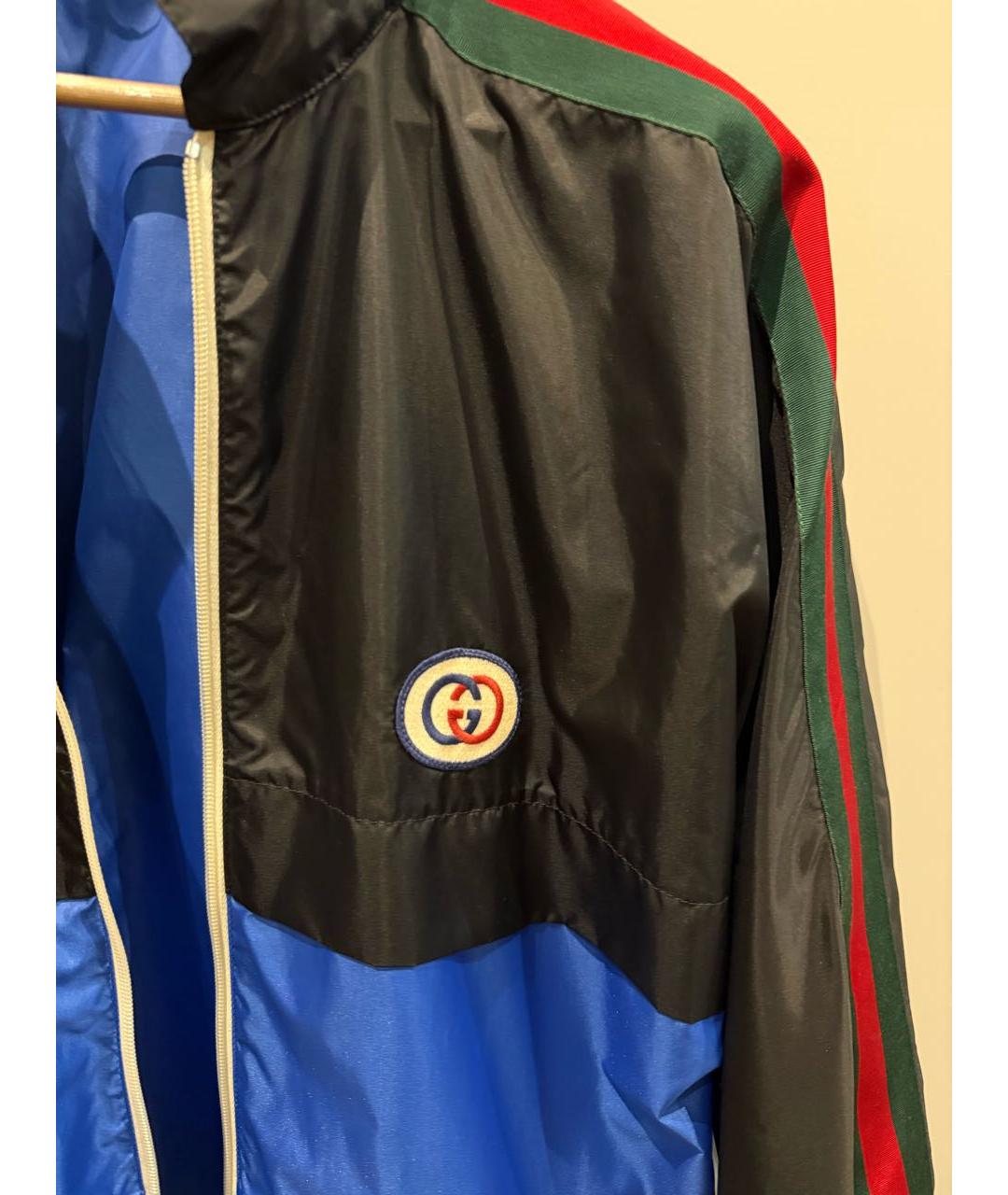GUCCI Черная полиэстеровая куртка, фото 3
