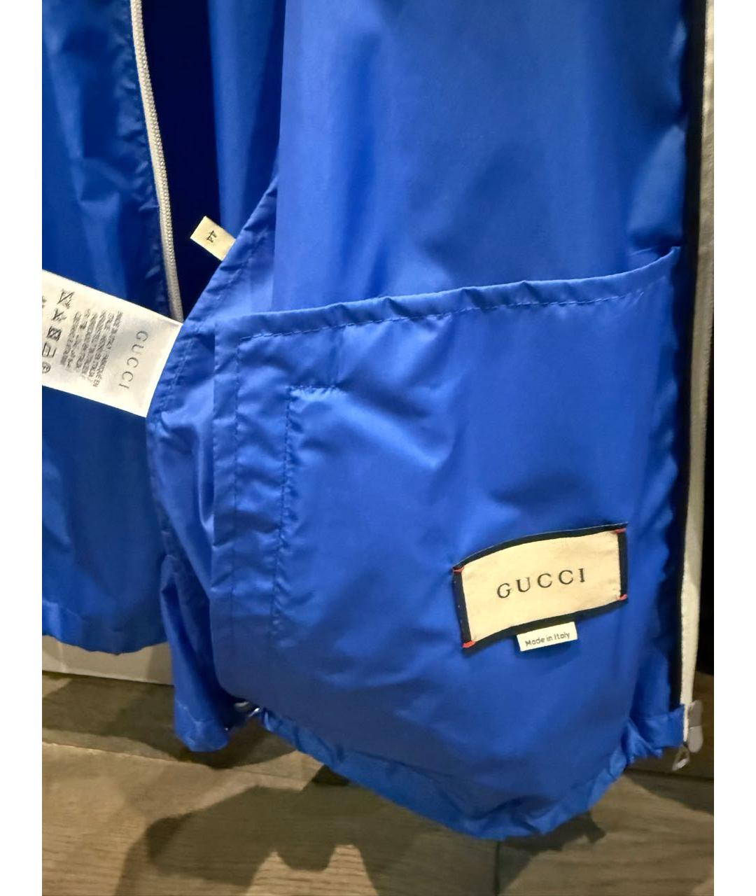 GUCCI Черная полиэстеровая куртка, фото 4