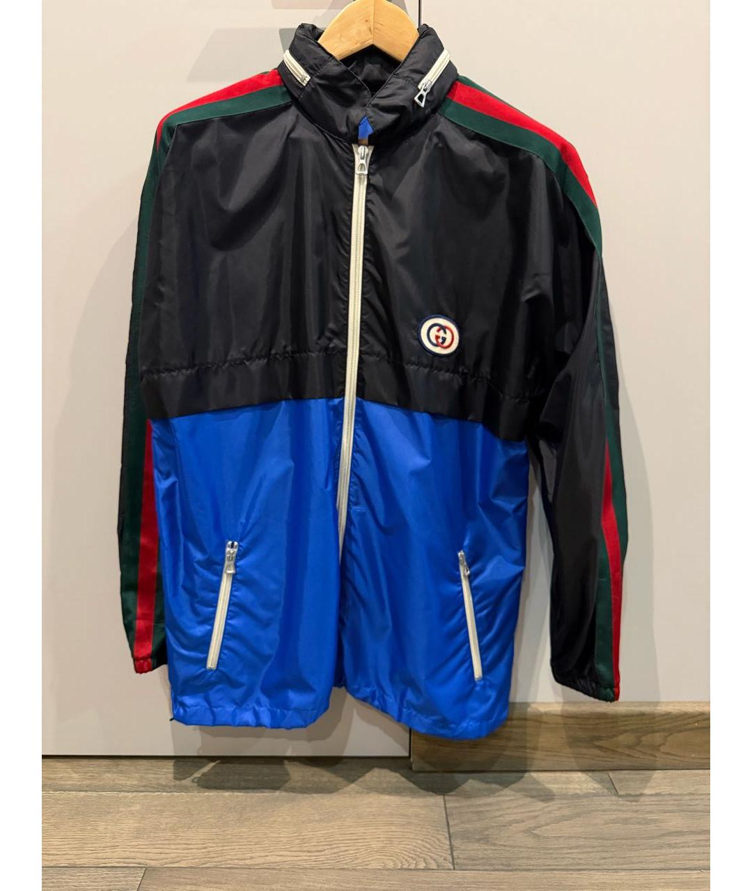 GUCCI Черная полиэстеровая куртка, фото 8