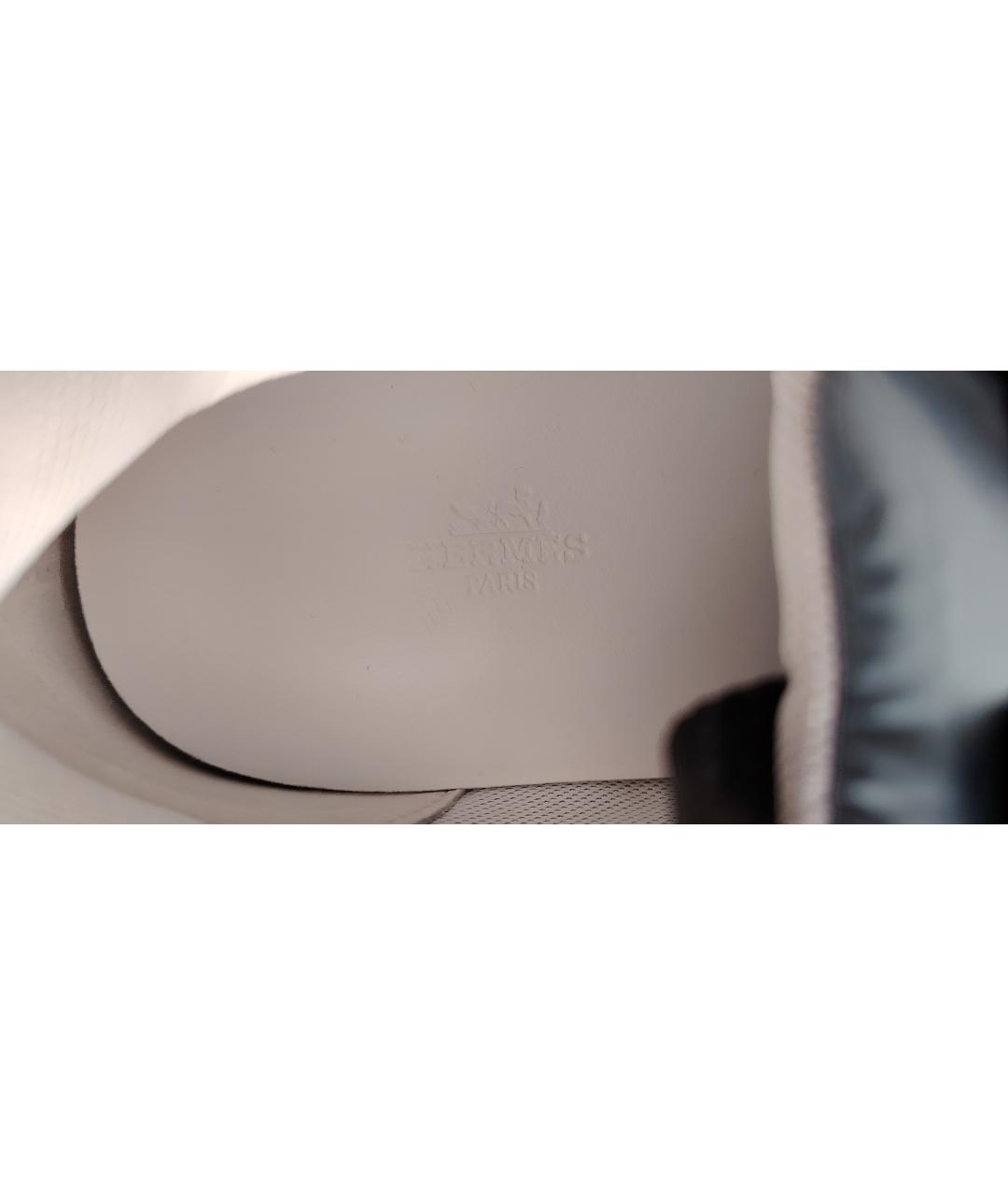 HERMES Голубые кроссовки, фото 7