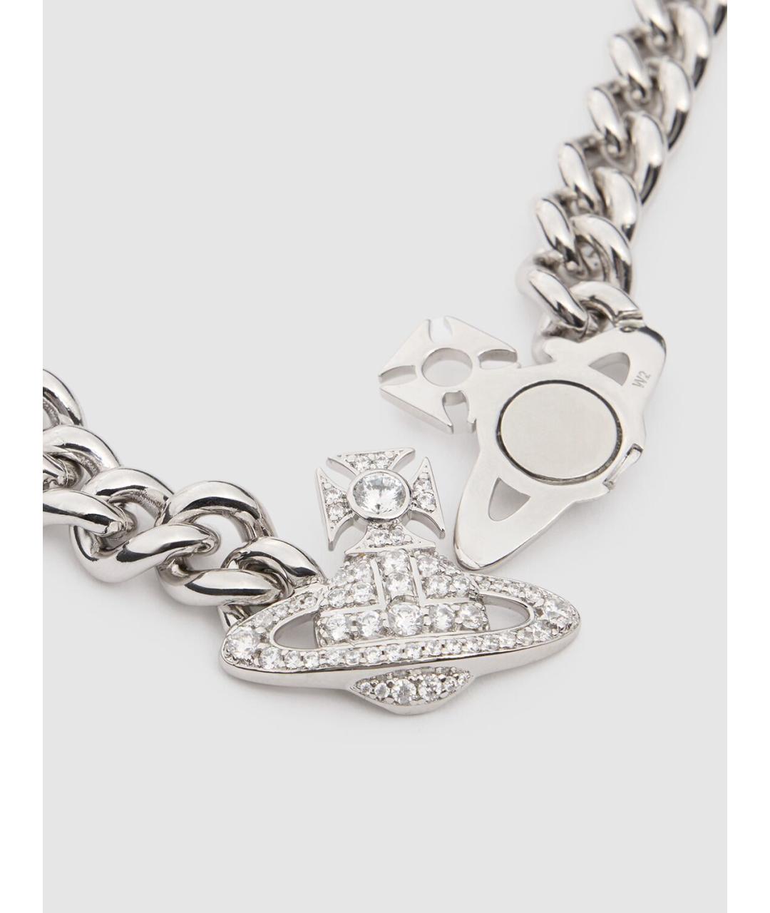 VIVIENNE WESTWOOD Серебряное латунное колье, фото 5