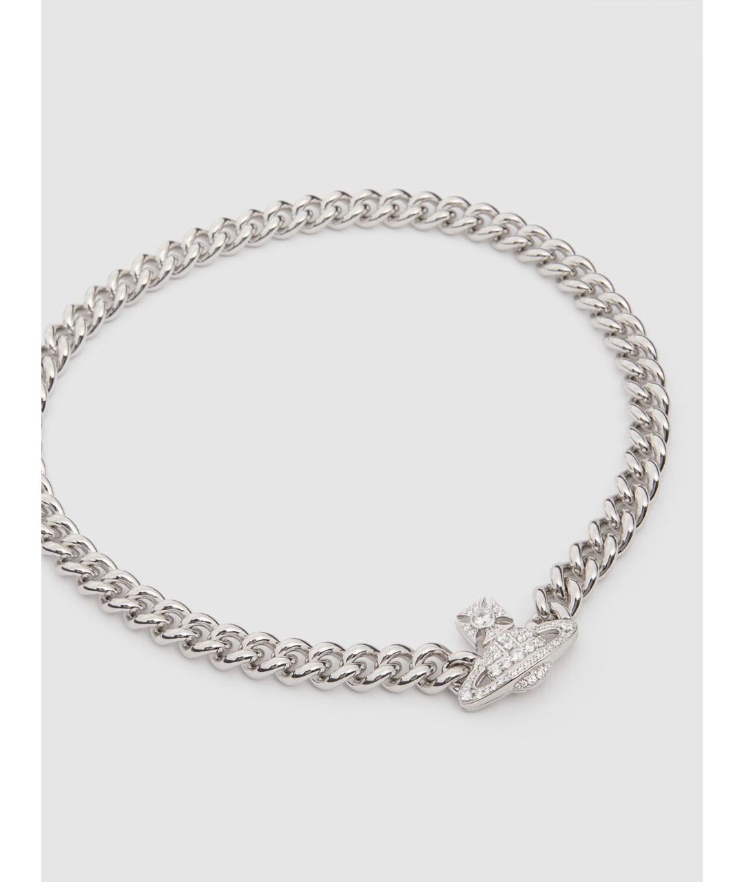 VIVIENNE WESTWOOD Серебряное латунное колье, фото 4