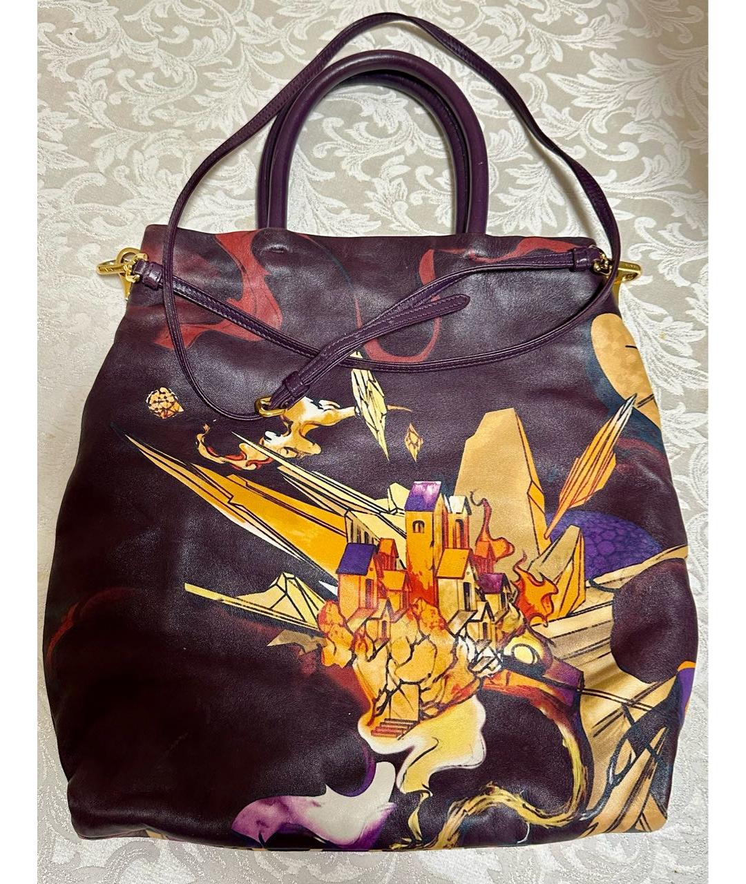 PRADA Мульти кожаная сумка через плечо, фото 3