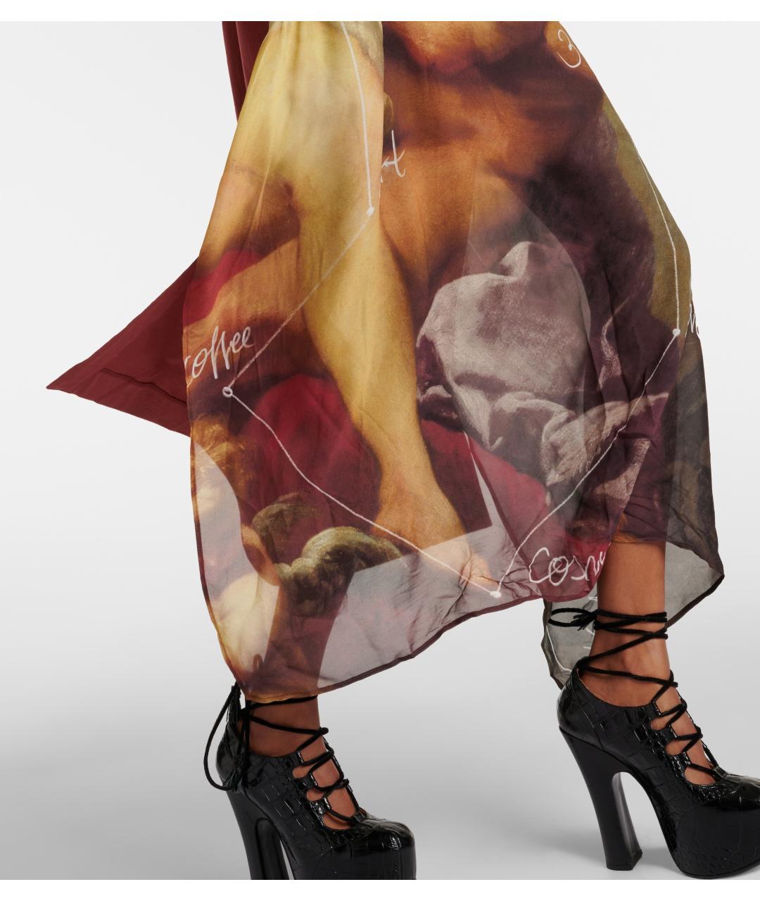 VIVIENNE WESTWOOD Мульти хлопковое платье, фото 5