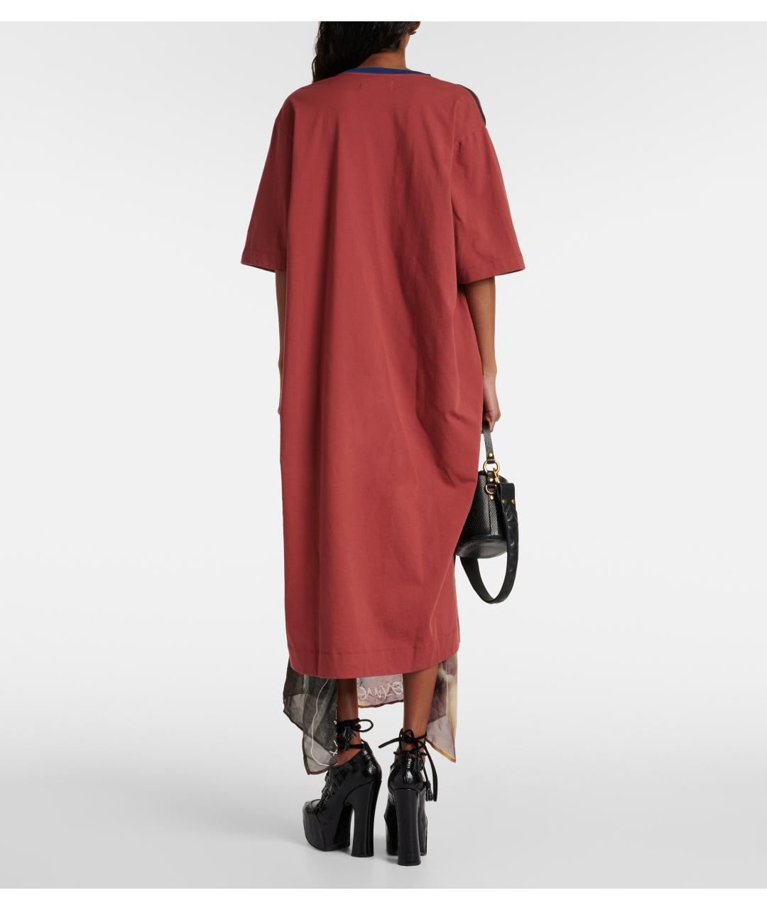 VIVIENNE WESTWOOD Мульти хлопковое платье, фото 3