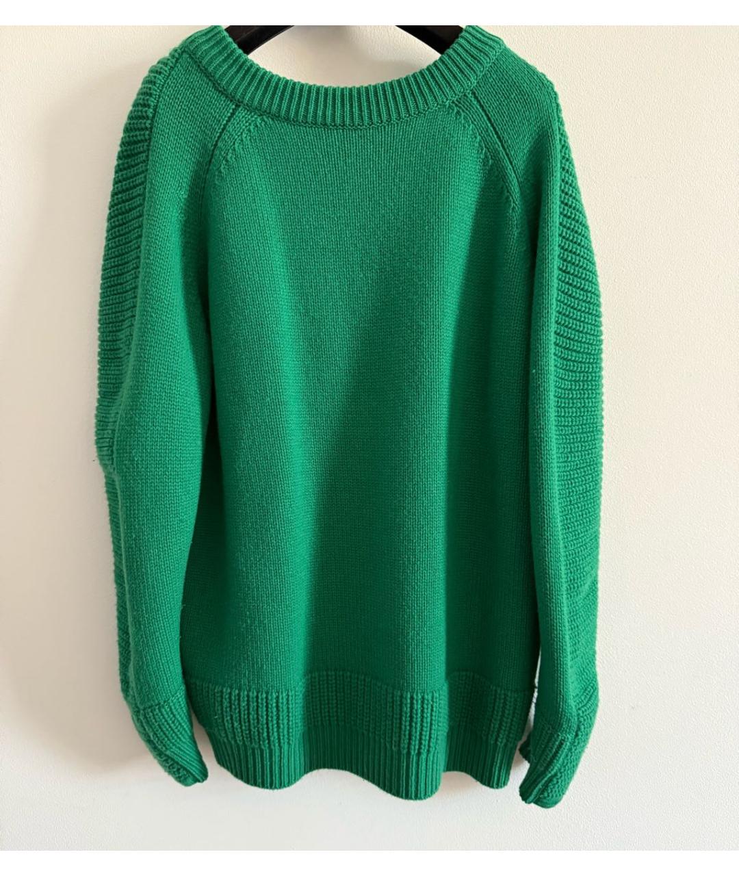 HERMES Зеленый кашемировый джемпер / свитер, фото 2