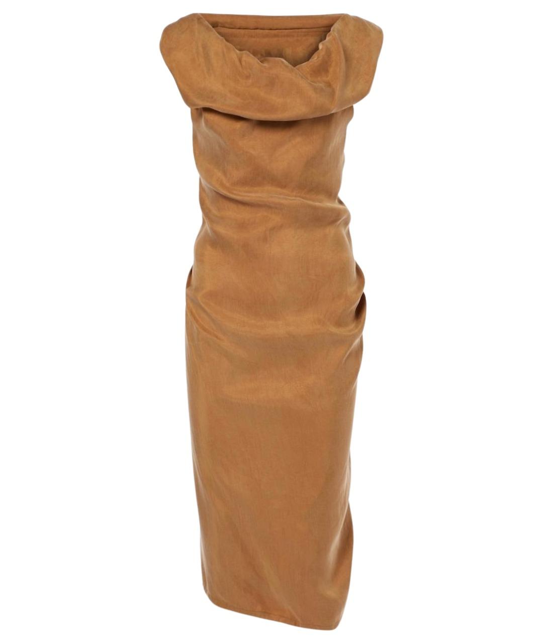 VIVIENNE WESTWOOD Бежевое коктейльное платье, фото 1