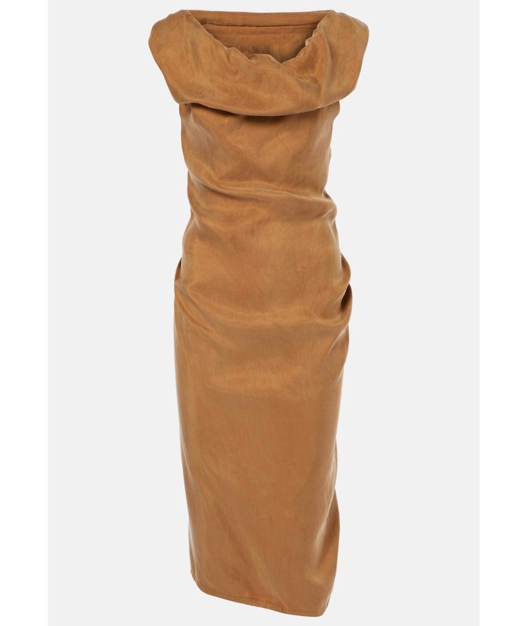 VIVIENNE WESTWOOD Бежевое коктейльное платье, фото 5