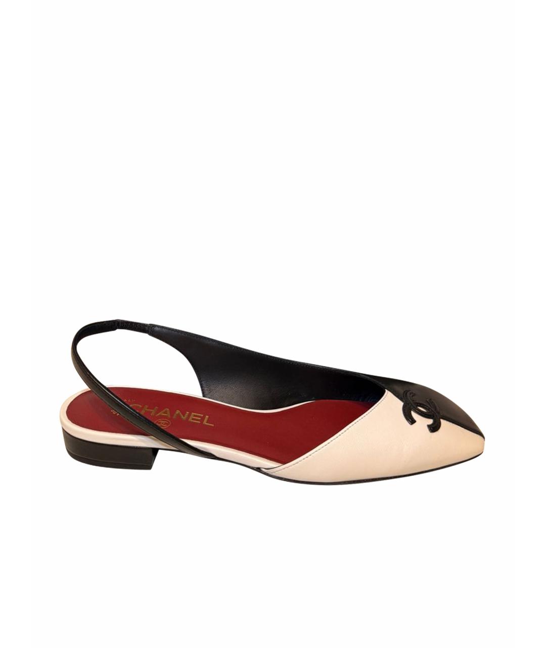 CHANEL Мульти кожаные туфли, фото 1