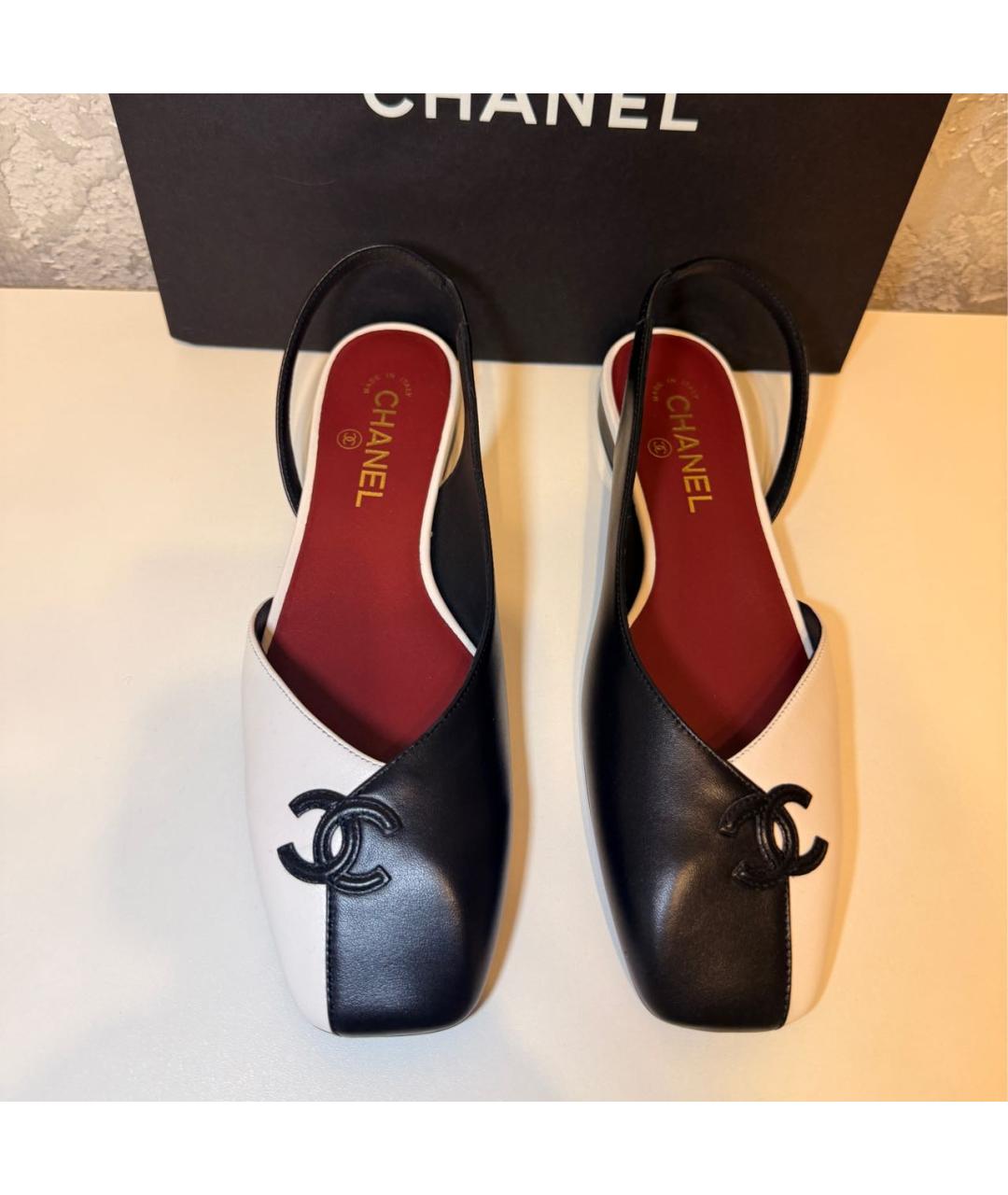 CHANEL Мульти кожаные туфли, фото 2