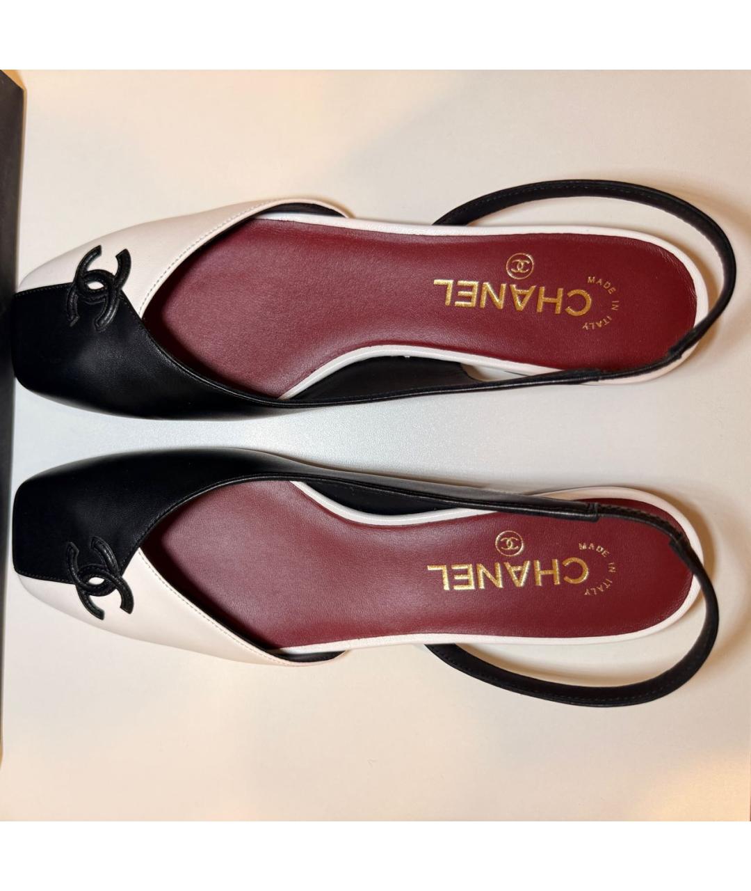 CHANEL Мульти кожаные туфли, фото 3