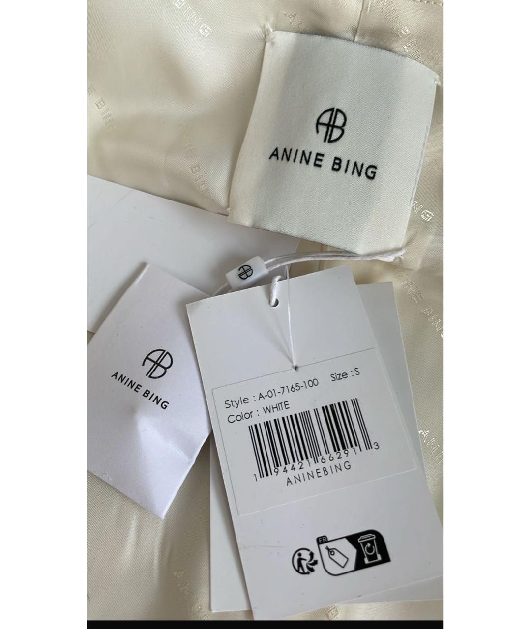 ANINE BING Бежевый жакет/пиджак, фото 2