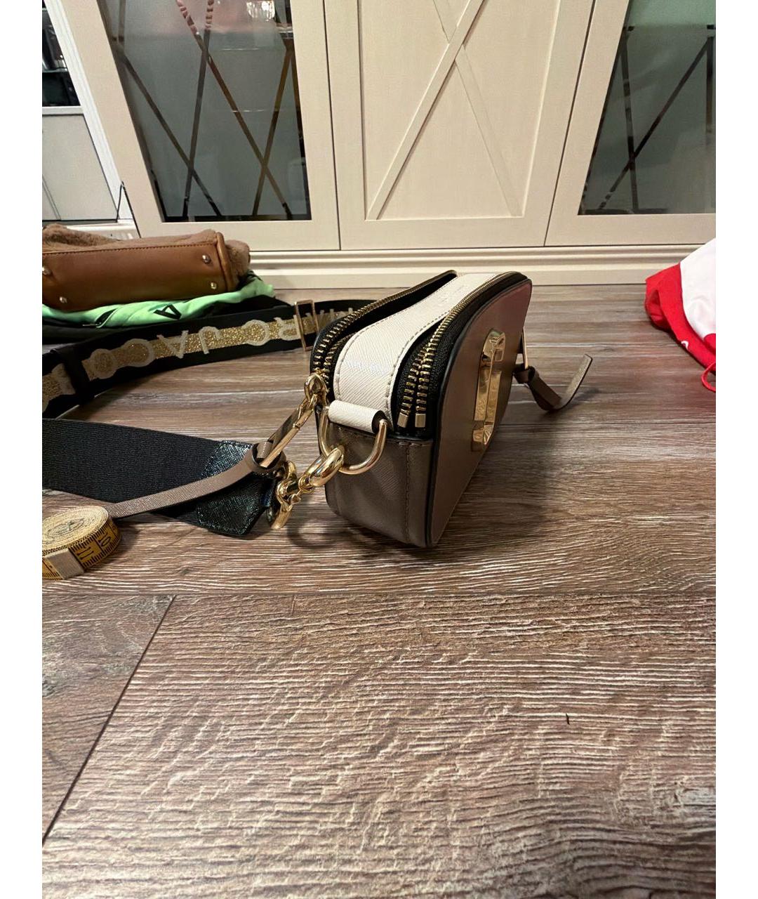 MARC JACOBS Бежевая кожаная сумка через плечо, фото 3