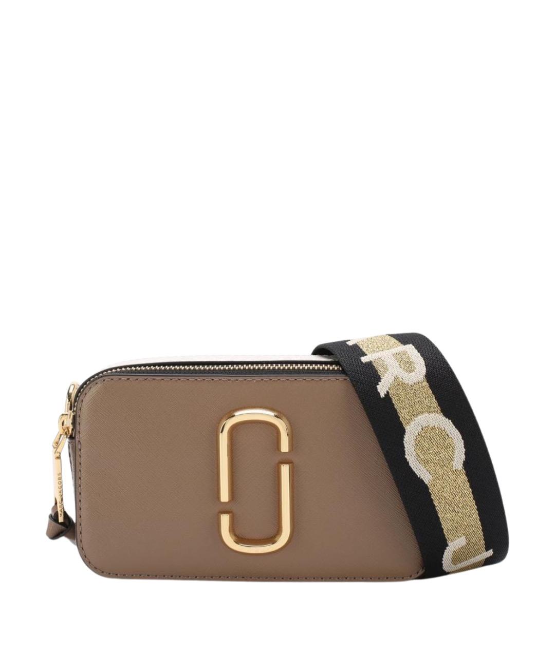 MARC JACOBS Бежевая кожаная сумка через плечо, фото 1