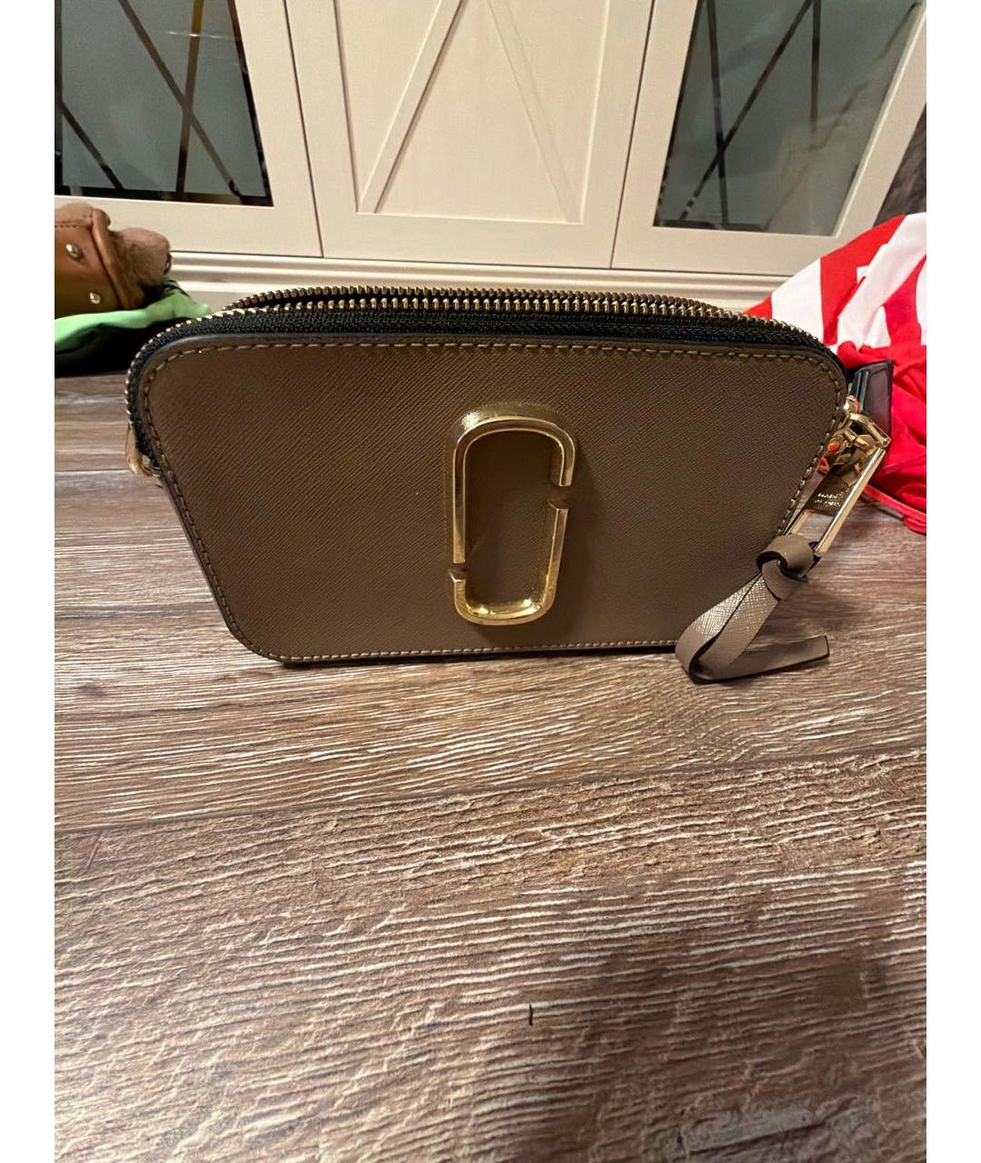 MARC JACOBS Бежевая кожаная сумка через плечо, фото 2