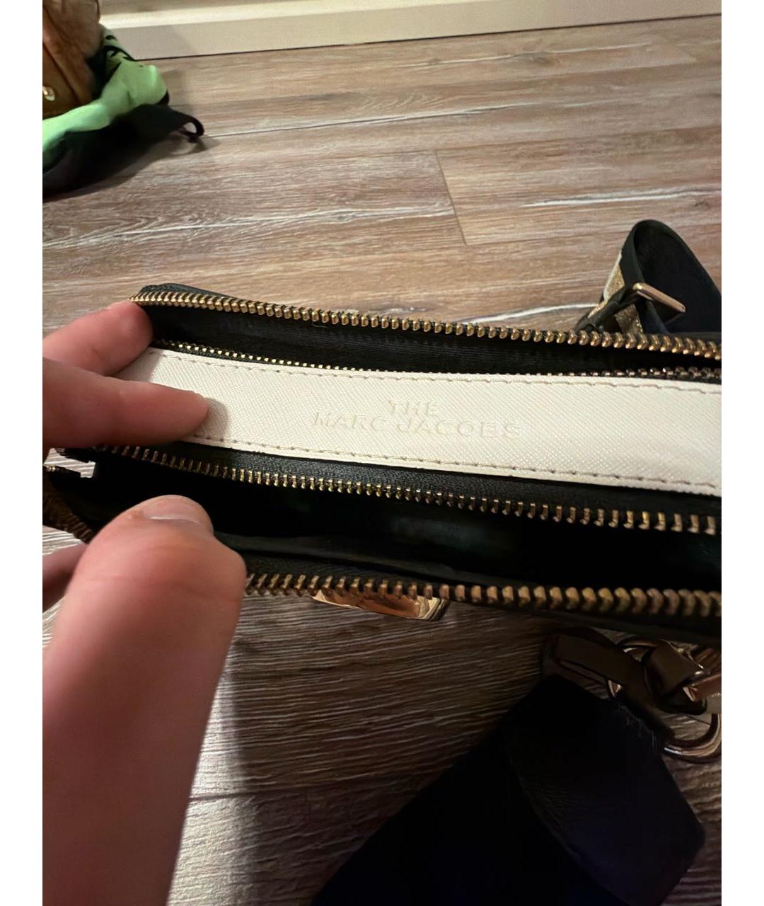 MARC JACOBS Бежевая кожаная сумка через плечо, фото 5