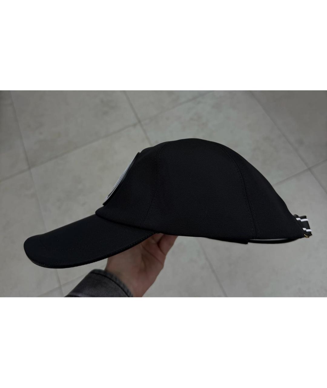 CHRISTIAN DIOR Черная хлопковая кепка, фото 3