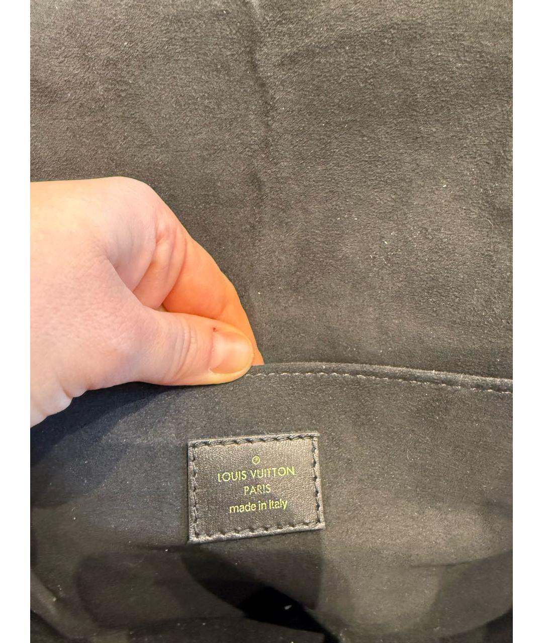 LOUIS VUITTON Черная сумка через плечо, фото 6