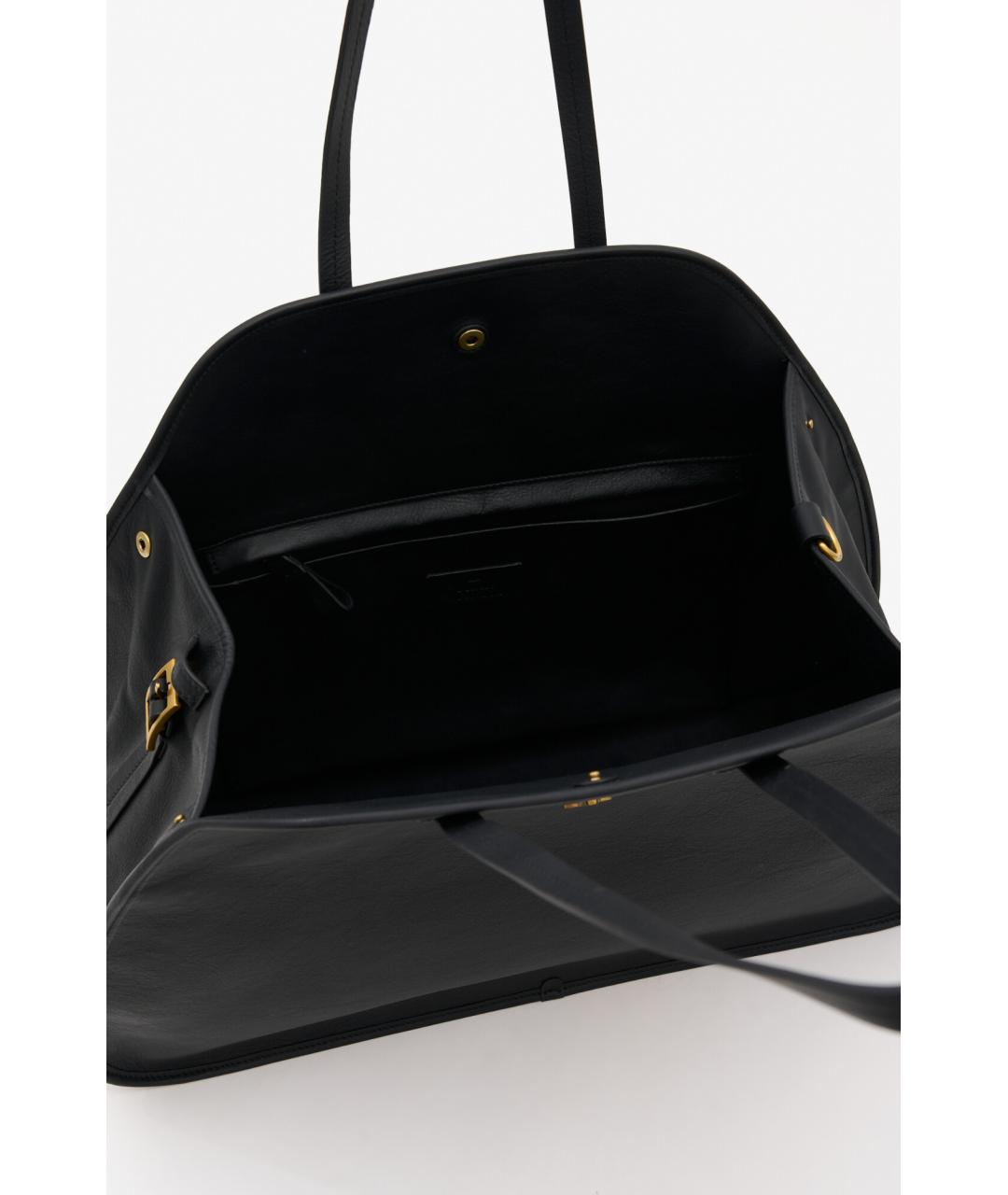 VIVIENNE WESTWOOD Черная кожаная сумка через плечо, фото 7