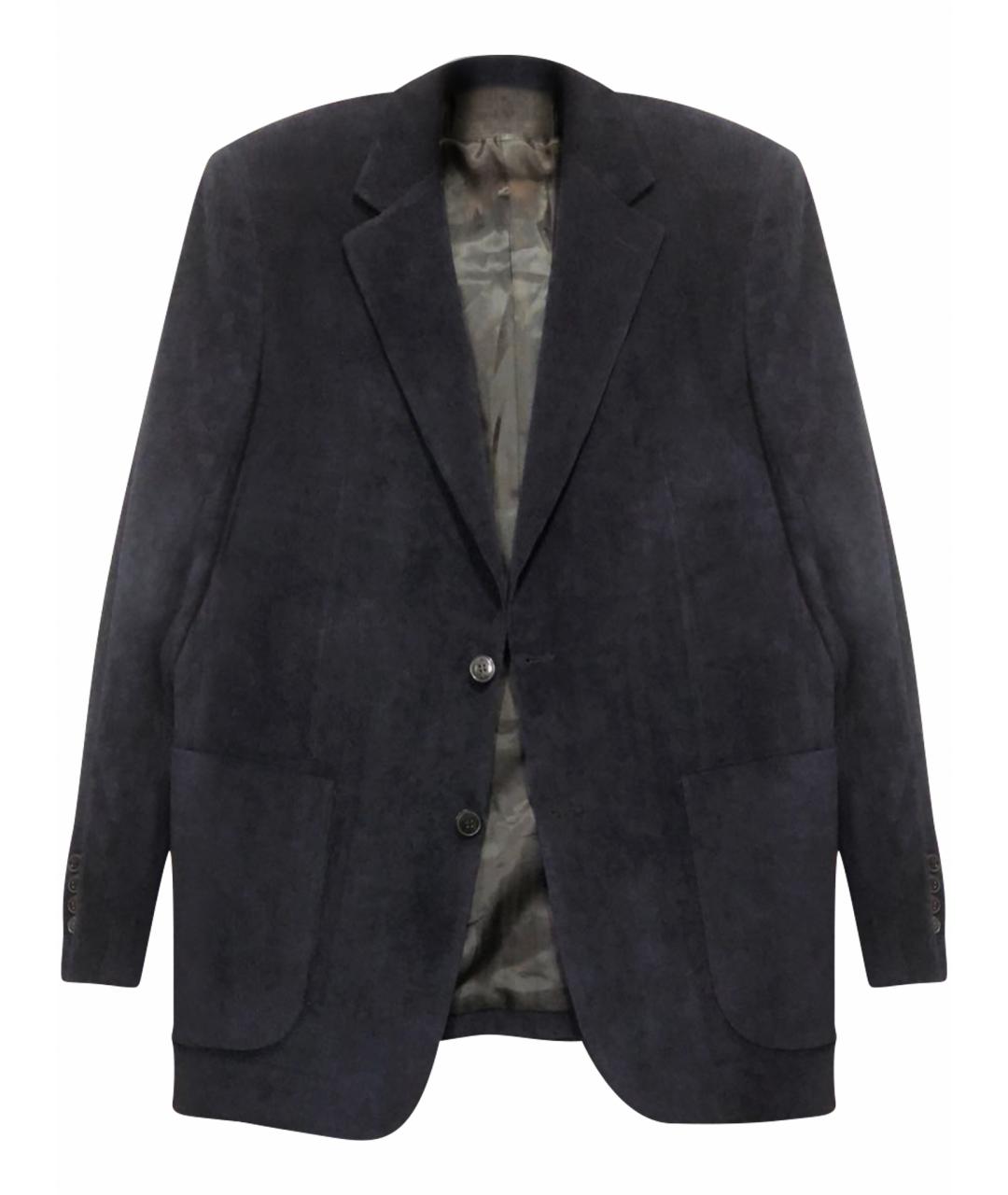 DOLCE&GABBANA Черный бархатный пиджак, фото 1